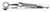 Ayer Chalazion Forceps, 3-1/2" (8.9 Cm), Inside Ring Diameter 8.5 Mm, Solid Blade 8 MM Diameter S1609-5515