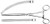 Doyen Intestinal Forceps Straight 7", 2 X3 Atraumatic Serrations S1509-1667