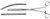 Doyen Intestinal Forceps Straight 9", Longitudinal Serrations, Straight S1509-2223