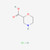 2-morpholinecarboxylic acid hydrochloride