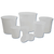 dynalon 2000 ml (70 oz) natural pp/hdpe coploymer (ppco) disposable specimen containers with lldpe lid