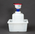4 in. eco funnel system: 9 liter hdpe rectangular carboy, 100 mm nalgene, secondary container