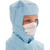 bioclean microflow non-sterile face veil with headloops, white