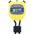 control company traceable water-resistant/shock-resistant stopwatch with calibration; yellow