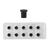 luer tip cap tray, black (c062b-024983)