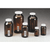 120 ml wide mouth amber glass packers, certified