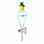 dwk life sciences (kimble) separatory funnels, pear-shaped, 2000ml, ts stopcock size: 6 (c062b-046457)