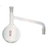 kontes distilling flask with standard taper joint sidearm, 1000 ml
