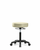 vinyl mini-stool - medium bench height with casters in storm supernova vinyl (c062b-006540)