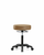 vinyl mini-stool - medium bench height with stationary glides in borscht supernova vinyl (c062b-006545)