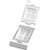 pathflow pismart laser, separate lid with back hinge, microbiopsy, threaded, tan, 2000/cs