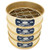 sieve, 8", brass-stainless, full height, #60