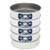 sieve, 8", stainless steel, half height, #500