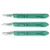 disposable safety scalpel, sterile, no.10