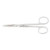 plastic surgery scissors, curved, sharp/blunt, 4-3/4 (12.1c