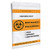 specimen shield tear pouch bags, black and orange, 2 mil, 12" x 15"