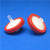 25mm robot filter - glass filter 1.0um, 0.45um cellulose acetate, dark orange