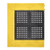 620 diamond flex-lok mat 30 x 48, black/yellow