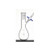 schlenk flask, pear shaped, w/ 2mm bore ptfe stopcock, 200 m (c08-0473-432)