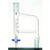 dean stark distillation receiver, ptfe stopcock, capacity: 1 (c08-0473-911)