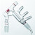 distilling head, shortpath, vigreux, thermometer joint: 10/18, other joints: 19/22