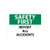 safety first, report all accidents, 10x14,  ps vinyl