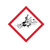 ghs label, explosive, 4 x 4, ps vinyl