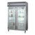 glass door refrigerator, s/s front, aluminum end panels & in (c08-0512-264)