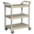 utility cart with 4 dia (10.2 cm) swivel casters, off white