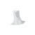 hood, polyester, reusable white, snaps at neck, size medium, 1 each, formerly 107-chm65whm