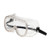 440 basic goggles, direct vent, clear frame, clear lens, anti-scratch/fog
