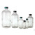 8oz (240ml) clear boston round with 24-400 green pp hole cap & ptfe/silicone septa attached