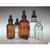 2oz (60ml) amber round dropper bottle with 20-400 black phenolic glass dropper assembly attached