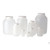 13.5oz (400ml) natural hdpe wide mouth round with 53-400 neck finish, bottle only