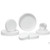 28-400 white ribbed pp cap with sturdeesealr pe foam liner