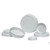 48-400 white metal cap with plastisol liner packed in bags o