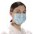 facemask, alphaair , ear loops sonically welded to the sides, yellow, (10 boxes of 50) 500/case