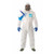 2000 comfort coverall w/ collar, 2-way front zipper with re- (c08-0203-715)