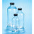 bottle boston round, amber, 32oz, phen, ptfe (c08-0372-197)