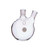 angled two neck round bottom flask, 2000ml, 24/40 center joint, 24/40 side joint, 161mm body od