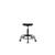 polyurethane medium bench height stool with round tube base, (c08-0377-963)