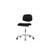 basic clean room vinyl desk height chair with chrome base, c (c08-0379-056)