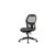 windrowe mesh back chair, with head rest, 2-way adjustable arms, glides