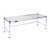 gowning bench, wire, chrome plated, 14x48, formerly 139c-w14