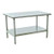 cleanroom table, with brushed stainless steel top and solid  (c08-0384-772)