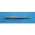 curved forceps, fine, 7-1/8", smooth tips