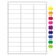 cryo laser labels, 2.63" x 1", removable, green apple