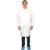 white 50 gram sms polypropylene lab coat, knit wrist, collar (c08-0593-094)