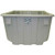 all purpose storage tote, gray, 38.125l x 26.3125w x 18.1875