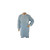 lab coat, sms, knit wrists, knit collar, 3 pocket, blue, 7x-